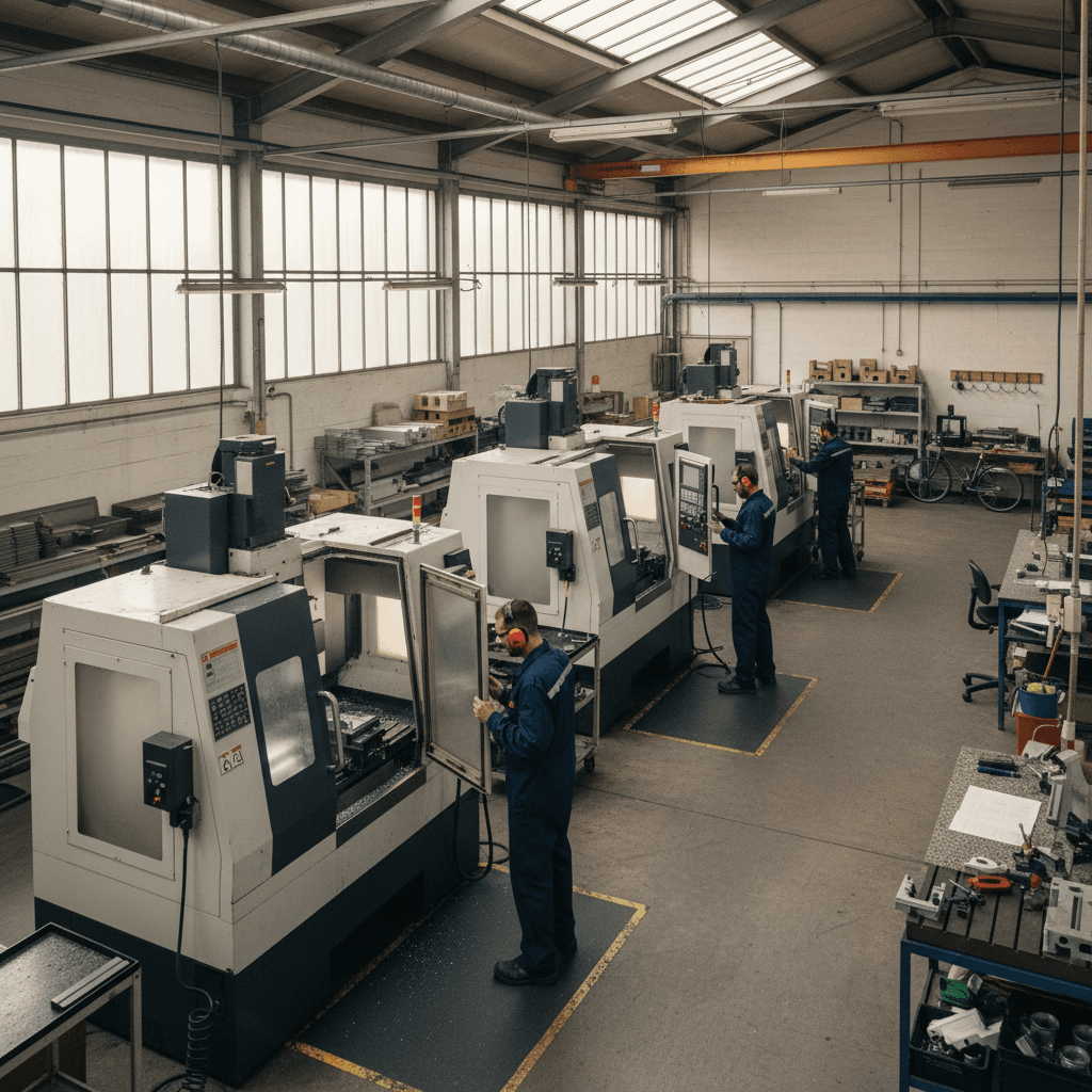 Pièces usinées de haute précision en petites séries